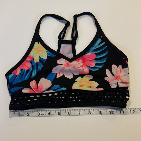 Victoria's Secret PINK Ultimate Lightly Lined Sports Bra Bralette Tropical XS - Picture 5 of 5